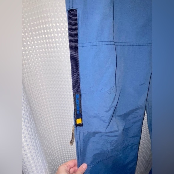 Women’s Vintage Y2K President Stone blue belted high waisted cargo pants Sz 32 - Picture 10 of 16